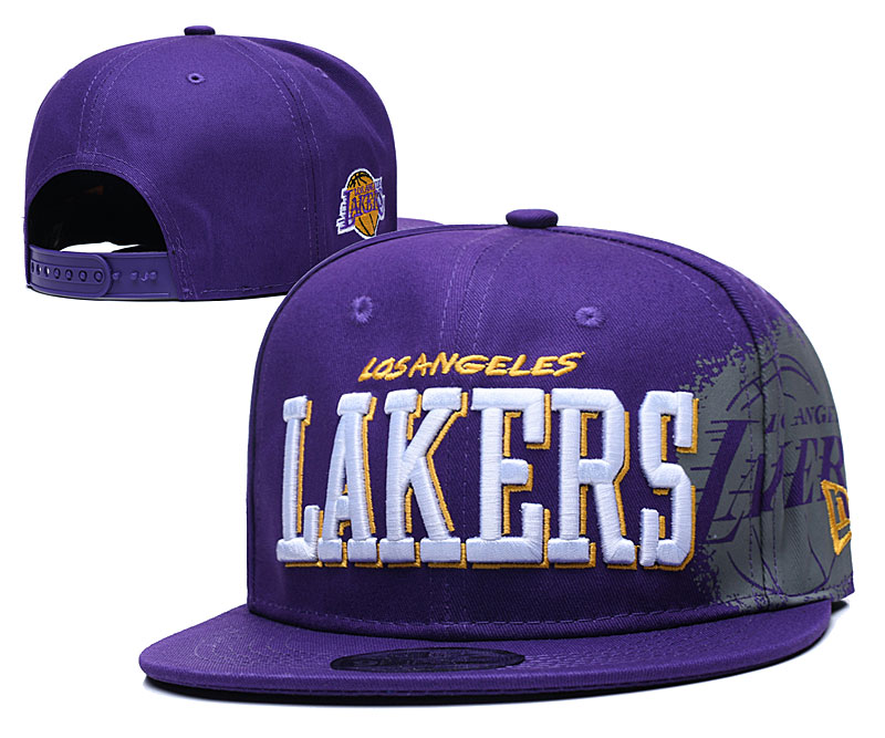 NBA Los Angeles Lakers Stitched Snapback Hats 029